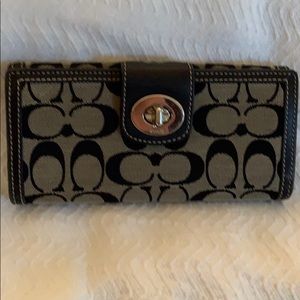 Coach monogram wallet